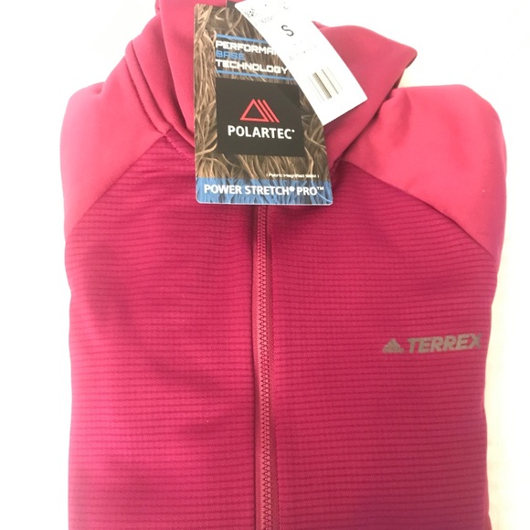 ADIDAS TERREX STOCKHORN HOODED FLEECE JACKET - Picture 4 of 9